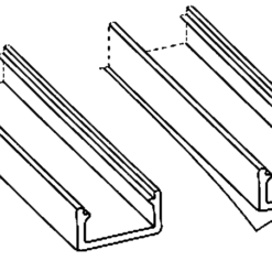 500mm Channel For Use With 150 Series Clip-In Labels (20 bars)