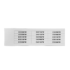 A white sheet displaying twelve identical black-on-white labels arranged in a grid of three rows and four columns, each label reading “67mm x 10mm White Cable Marker (270 tags)” on a plain background. These are 67mm x 10mm White Cable Marker strips, designed for clear and durable cable identification.