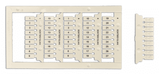 SI2KTB5010LWK Terminal Block Tags