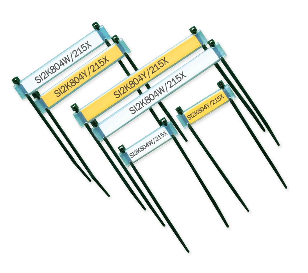 215mm x 10mm White Cable Marker For Cable Marking