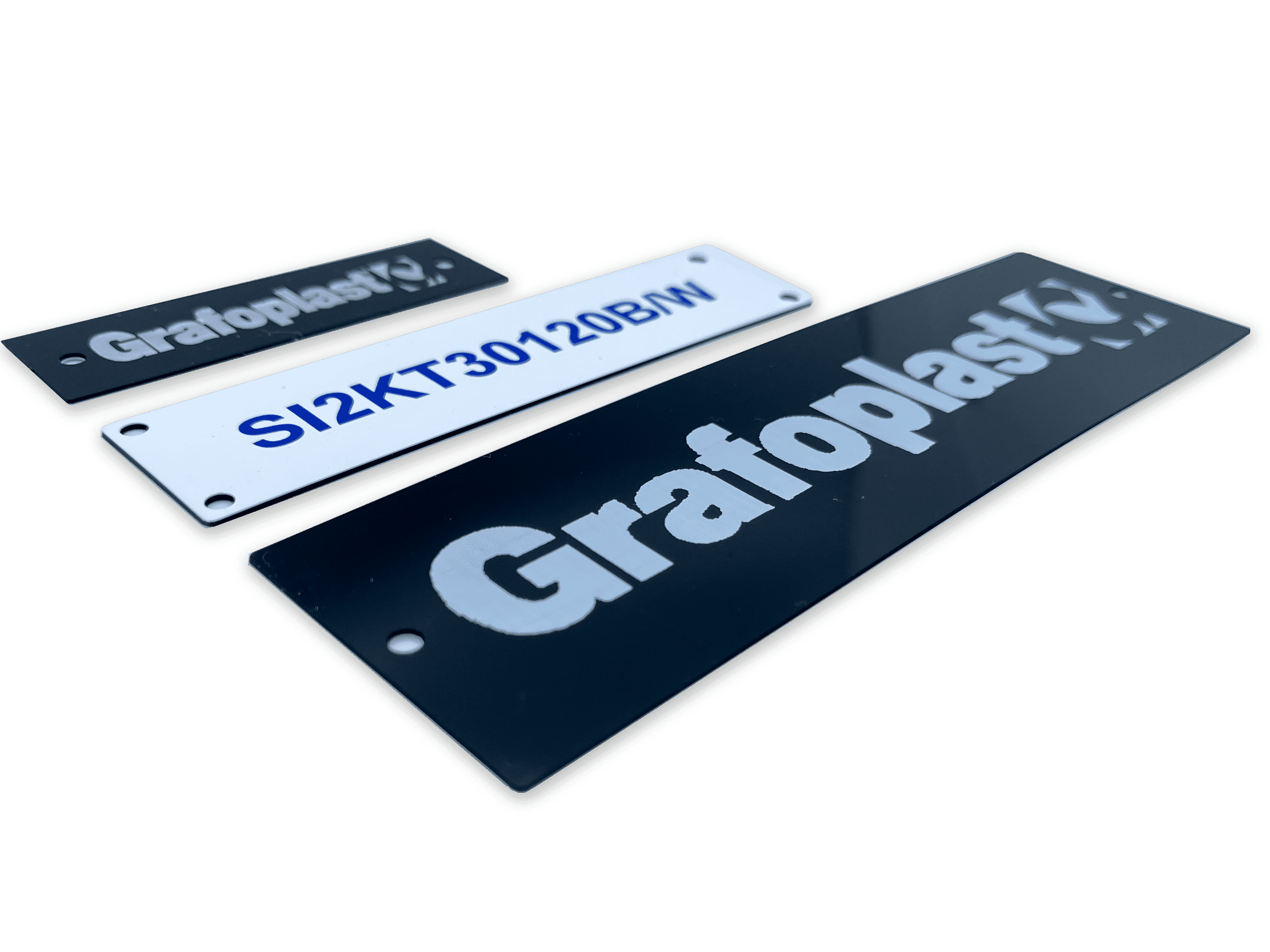 PMMA Name Plate Tags Non Adhesive Sunlec International Pty Ltd