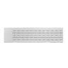 A long white rectangular strip with the word EYOASHTRI repeatedly printed in small black letters across the lower half, resembling 17mm x 8mm White Adhesive PVC Tags For Panel And Equipment Identification (1320 tags).