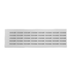 A white strip featuring multiple rows of the black text “EVO41025W” repeated in a grid pattern, created using 25mm x 10mm White Adhesive PVC Tags For Panel And Equipment Identification (720 tags).