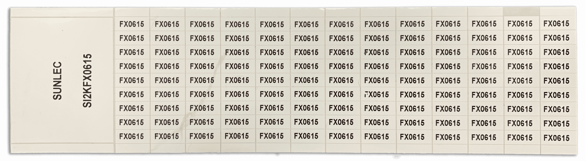 15mm x 6mm Adhesive Vinyl Labels For Equipment Identification (6084 ...