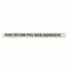 A white rectangular label strip with black text that reads SI2K15215W PVC NON ADHESIVE against a plain background.