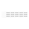 A sheet of rectangular, white labels arranged in two rows, each label printed with SSI2K1640W in black, bold uppercase letters. The leftmost label in the top row is blank.