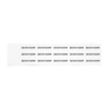 A white rectangular sheet with four rows of repeating black text: $$I2K41640W printed ten times per row in a grid pattern.