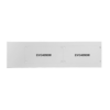 A white rectangular metal plate with two labeled sections, each marked EVO4090W in black text and outlined by four screws at the corners.